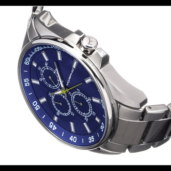 Morphic M92 Watch Blue w Stainless Steel Bracelet - Picture 2 of 7